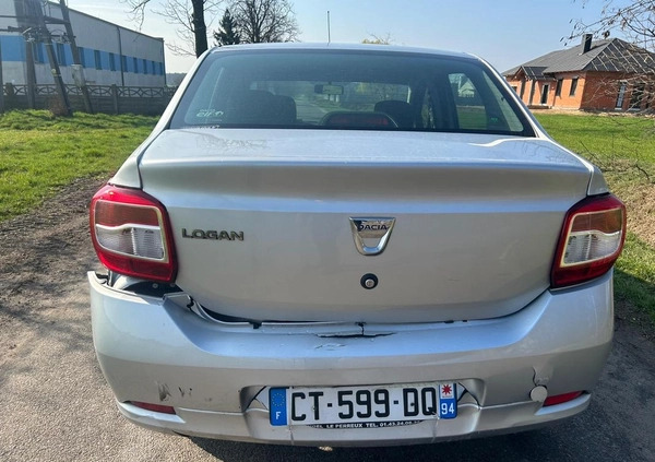 Dacia Logan cena 16000 przebieg: 63400, rok produkcji 2013 z Kalisz małe 254